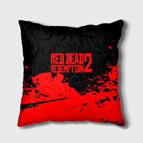 Подушка 3D с принтом RED DEAD REDEMPTION 2 в Петрозаводске, наволочка – 100% полиэстер, наполнитель – холлофайбер (легкий наполнитель, не вызывает аллергию). | состоит из подушки и наволочки. Наволочка на молнии, легко снимается для стирки | rdr 2 | rdr2 | rdr2 pc | red dead 2 | red dead online | red dead redemption | red dead redemption 2 | red dead redemption 2 gameplay | red dead redemption 2 pc | western