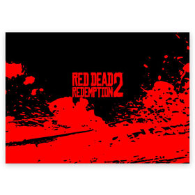 Поздравительная открытка с принтом RED DEAD REDEMPTION 2 в Петрозаводске, 100% бумага | плотность бумаги 280 г/м2, матовая, на обратной стороне линовка и место для марки
 | Тематика изображения на принте: rdr 2 | rdr2 | rdr2 pc | red dead 2 | red dead online | red dead redemption | red dead redemption 2 | red dead redemption 2 gameplay | red dead redemption 2 pc | western