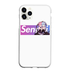 Чехол для iPhone 11 Pro Max матовый с принтом ReZero в Петрозаводске, Силикон |  | anime | glitch | japan | ram | re | rem | rezero | senpai | subaru | waifu | zero | анимация | аниме | вайфу | глитч | глич | мультсериал | мультфильм | семпай | сенпай | сериал | япония