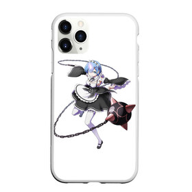 Чехол для iPhone 11 Pro Max матовый с принтом ReZero в Петрозаводске, Силикон |  | anime | glitch | japan | ram | re | rem | rezero | senpai | subaru | waifu | zero | анимация | аниме | вайфу | глитч | глич | мультсериал | мультфильм | семпай | сенпай | сериал | япония