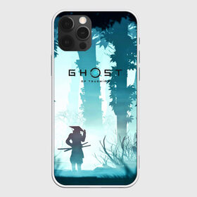 Чехол для iPhone 12 Pro Max с принтом Ghost of Tsushima в Петрозаводске, Силикон |  | Тематика изображения на принте: ghost of tsushima | игра | лес | природа | рисунок | самурай