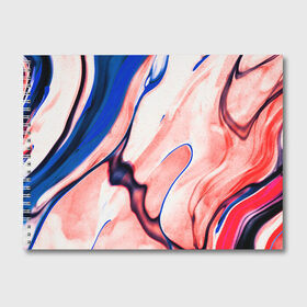 Альбом для рисования с принтом Fluid art в Петрозаводске, 100% бумага
 | матовая бумага, плотность 200 мг. | Тематика изображения на принте: abstract | art | colorful | digital | fluid | абстракция | арт | краски | цвет | цифровой