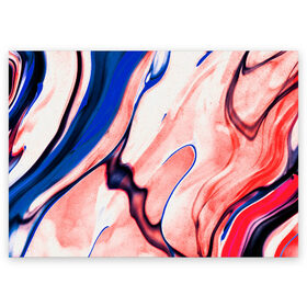 Поздравительная открытка с принтом Fluid art в Петрозаводске, 100% бумага | плотность бумаги 280 г/м2, матовая, на обратной стороне линовка и место для марки
 | abstract | art | colorful | digital | fluid | абстракция | арт | краски | цвет | цифровой