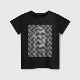 Детская футболка хлопок с принтом Halloween 2020 в Петрозаводске, 100% хлопок | круглый вырез горловины, полуприлегающий силуэт, длина до линии бедер | 2020 | halloween | линии | линия | праздник | цифры