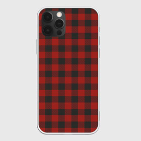 Чехол для iPhone 12 Pro Max с принтом Бордовая клетка в Петрозаводске, Силикон |  | cage | cage pattern | checkered ornament | ornament | pattern | print cage | tartan | бордовая клетка | клетка | клетка узор | клетчатый орнамент | орнамент | принт клетка | тартан | узор | шотландка | шотландская клетка