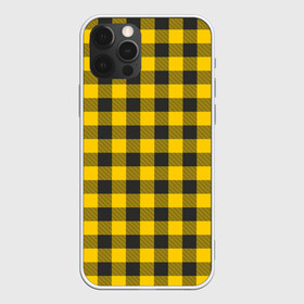 Чехол для iPhone 12 Pro Max с принтом Желтая клетка в Петрозаводске, Силикон |  | cage | cage pattern | checkered ornament | ornament | pattern | print cage | tartan | желтая клетка | клетка | клетка узор | клетчатый орнамент | орнамент | принт клетка | тартан | узор | шотландка | шотландская клетка