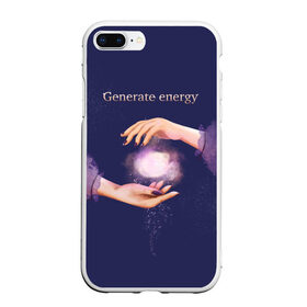 Чехол для iPhone 7Plus/8 Plus матовый с принтом Генерация энергии в Петрозаводске, Силикон | Область печати: задняя сторона чехла, без боковых панелей | волшебство | йога | магия | медитация | сила | эзотерика | энергия