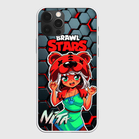 Чехол для iPhone 12 Pro Max с принтом Nita Brawl Stars в Петрозаводске, Силикон |  | anime | brawl | brawl stars | brawlstars | brawl_stars | jessie | nita | аниме | бравл | бравлстарс | девочка | девочка в шкуре медведя | девушка | манга | медведь | нета | нита