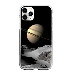 Чехол для iPhone 11 Pro Max матовый с принтом Saturn в Петрозаводске, Силикон |  | cosmos | saturn | space | космос | пространство | сатурн