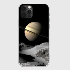 Чехол для iPhone 12 Pro Max с принтом Saturn в Петрозаводске, Силикон |  | cosmos | saturn | space | космос | пространство | сатурн