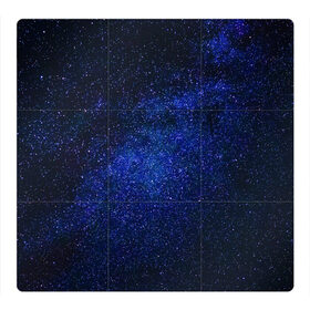 Магнитный плакат 3Х3 с принтом Космос в Петрозаводске, Полимерный материал с магнитным слоем | 9 деталей размером 9*9 см | Тематика изображения на принте: белые пятна