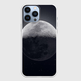 Чехол для iPhone 13 Pro Max с принтом луна в Петрозаводске,  |  | Тематика изображения на принте: moon | звезды | космос | луна | планета