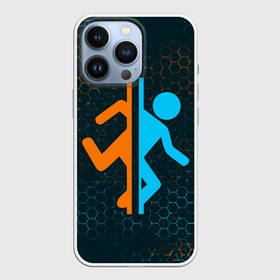 Чехол для iPhone 13 Pro с принтом PORTAL   ПОРТАЛ в Петрозаводске,  |  | game | games | half | half life | halflife | life | logo | portal | portal 2 | portal2 | valve | игра | игры | лайф | лого | логотип | логотипы | портал | портал 2 | портал2 | символ | символы | халф | халф лайф | халфлайф