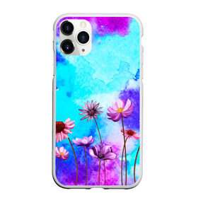 Чехол для iPhone 11 Pro матовый с принтом Цветов аромат в Петрозаводске, Силикон |  | flowers | акварельные | бабочки | бутоны | градиент | искусство | картины | краски | красочные | лепестки | лучшая | любимая | небеса | облака | пейзаж | подарок | поле | полевые | природа | растения