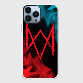 Чехол для iPhone 13 Pro Max с принтом WATCH DOGS LEGION   ВОТЧ ДОГС в Петрозаводске,  |  | Тематика изображения на принте: dogs | game | games | glitch | hacker | legion | logo | ubisoft | watch | вотч | глитч | догс | игра | игры | легион | лого | логотип | символ | хакер | хакеру