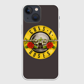 Чехол для iPhone 13 mini с принтом Guns n Roses в Петрозаводске,  |  | music | rock | группа | звезда | рок