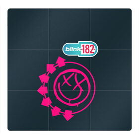 Магнитный плакат 3Х3 с принтом Blink 182 в Петрозаводске, Полимерный материал с магнитным слоем | 9 деталей размером 9*9 см | music | rock | музыка | рок