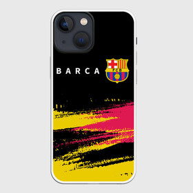 Чехол для iPhone 13 mini с принтом BARCELONA   БАРСЕЛОНА в Петрозаводске,  |  | barca | barcelona | barsa | barselona | fcb | logo | messi | барса | барселона | знак | клуб | лого | логотип | логотипы | месси | символ | символы | футбол | футбольная | футбольный