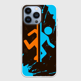 Чехол для iPhone 13 Pro с принтом PORTAL   ПОРТАЛ в Петрозаводске,  |  | game | games | half | half life | halflife | life | logo | portal | portal 2 | portal2 | valve | игра | игры | лайф | лого | логотип | логотипы | портал | портал 2 | портал2 | символ | символы | халф | халф лайф | халфлайф