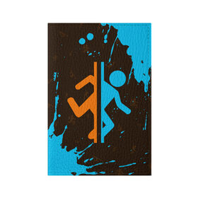 Обложка для паспорта матовая кожа с принтом PORTAL ПОРТАЛ в Петрозаводске, натуральная матовая кожа | размер 19,3 х 13,7 см; прозрачные пластиковые крепления | Тематика изображения на принте: game | games | half | half life | halflife | life | logo | portal | portal 2 | portal2 | valve | игра | игры | лайф | лого | логотип | логотипы | портал | портал 2 | портал2 | символ | символы | халф | халф лайф | халфлайф