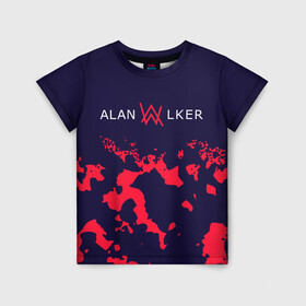 Детская футболка 3D с принтом ALAN WALKER / АЛАН УОКЕР в Петрозаводске, 100% гипоаллергенный полиэфир | прямой крой, круглый вырез горловины, длина до линии бедер, чуть спущенное плечо, ткань немного тянется | alan | faded | house | logo | music | walker | алан | вокер | волкер | диджей | лого | логотип | логотипы | музыка | музыкант | символ | символы | танцеальная | уокер | хаус | электронная