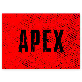 Поздравительная открытка с принтом APEX LEGENDS / АПЕКС ЛЕГЕНД в Петрозаводске, 100% бумага | плотность бумаги 280 г/м2, матовая, на обратной стороне линовка и место для марки
 | Тематика изображения на принте: apex | game | games | legend | legends | logo | апекс | битва | игра | игры | королевская | легенд | легендс | лого | логотип | логотипы | символ | символы