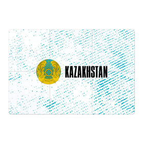 Магнитный плакат 3Х2 с принтом KAZAKHSTAN / КАЗАХСТАН в Петрозаводске, Полимерный материал с магнитным слоем | 6 деталей размером 9*9 см | flag | kazakhstan | qazaqstan | герб | захах | казахстан | кахахи | лого | нур султан | республика | символ | страна | флаг