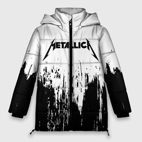 Женская зимняя куртка 3D с принтом METALLICA МЕТАЛЛИКА в Петрозаводске, верх — 100% полиэстер; подкладка — 100% полиэстер; утеплитель — 100% полиэстер | длина ниже бедра, силуэт Оверсайз. Есть воротник-стойка, отстегивающийся капюшон и ветрозащитная планка. 

Боковые карманы с листочкой на кнопках и внутренний карман на молнии | hetfield | james | logo | metal | metalica | metallica | music | rock | star | джеймс | звезда | знак | ларс | лого | логотип | логотипы | метал | металика | металлика | музыка | рок | символ | символы | ульрих | хэтфилд