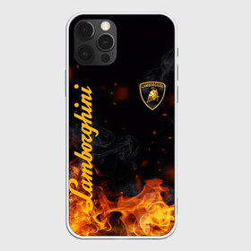 Чехол для iPhone 12 Pro Max с принтом LAMBORGHINI в Петрозаводске, Силикон |  | Тематика изображения на принте: 2020 | auto | lamborghini | sport | авто | автомобиль | автомобильные | бренд | ламборгини | ламборджини | марка | машины | спорт