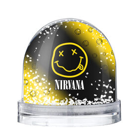 Снежный шар с принтом NIRVANA / НИРВАНА в Петрозаводске, Пластик | Изображение внутри шара печатается на глянцевой фотобумаге с двух сторон | band | cobain | face | kurt | logo | music | nirvana | rock | rocknroll | группа | кобейн | курт | лого | логотип | музыка | музыкальная | нирвана | рожица | рок | рокнролл | символ
