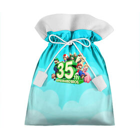Подарочный 3D мешок с принтом Mario в Петрозаводске, 100% полиэстер | Размер: 29*39 см | 35 | mario | mario 3d all stars | mario 3d world | mario bros | super mario | марио