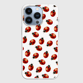 Чехол для iPhone 13 Pro с принтом Нашествие божьих коровок в Петрозаводске,  |  | animals | cute | girl | ladybug | nature | pattern | red | summer | бабочки | божьи коровки | божья коровка | горошек | девушкам | животные | жук | жуки | кружочки | крылья | лето | милые | насекомые | паттерн | пауки | подарок