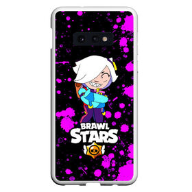 Чехол для Samsung S10E с принтом Brawl Stars Колетта в Петрозаводске, Силикон | Область печати: задняя сторона чехла, без боковых панелей | bibi | crow | koletta | leon | nita | sandy | wings | бравл старс | брызги | герои | девочкам | демон | детям | единорог | звезда | звездные | колетт | краска | крылья | леон | логотипы игр | неоновые | персонажи | сенди