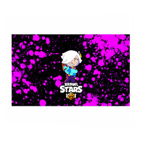 Бумага для упаковки 3D с принтом Brawl Stars/Колетта в Петрозаводске, пластик и полированная сталь | круглая форма, металлическое крепление в виде кольца | bibi | crow | koletta | leon | nita | sandy | wings | бравл старс | брызги | герои | девочкам | демон | детям | единорог | звезда | звездные | колетт | краска | крылья | леон | логотипы игр | неоновые | персонажи | сенди