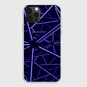 Чехол для iPhone 12 Pro Max с принтом BlueGANG в Петрозаводске, Силикон |  | abstraction | blue | forms | glow | led | neon | абстракция | неон | светодиод | свечение | синий | формы