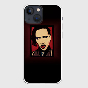 Чехол для iPhone 13 mini с принтом Marilyn Manson в Петрозаводске,  |  | manson | marilyn | marilyn manson | мэнсон | мэрилин | мэрилин мэнсон