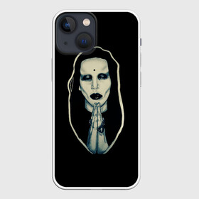 Чехол для iPhone 13 mini с принтом Marilyn Manson в Петрозаводске,  |  | manson | marilyn | marilyn manson | мэнсон | мэрилин | мэрилин мэнсон