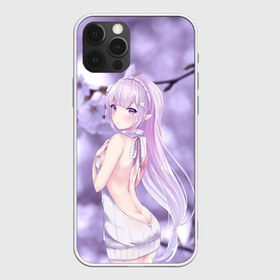 Чехол для iPhone 12 Pro Max с принтом Эмилия в Петрозаводске, Силикон |  | anime | emilia | re zero | ре зеро | эмилия