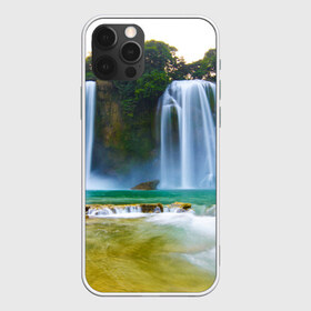 Чехол для iPhone 12 Pro Max с принтом водопад в Петрозаводске, Силикон |  | водопад | джунгли | лес | природа | река