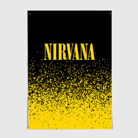 Постер с принтом NIRVANA / НИРВАНА в Петрозаводске, 100% бумага
 | бумага, плотность 150 мг. Матовая, но за счет высокого коэффициента гладкости имеет небольшой блеск и дает на свету блики, но в отличии от глянцевой бумаги не покрыта лаком | band | cobain | face | kurt | logo | music | nirvana | rock | rocknroll | группа | кобейн | курт | лого | логотип | музыка | музыкальная | нирвана | рожица | рок | рокнролл | символ