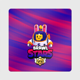 Магнит виниловый Квадрат с принтом ЛУННЫЙ СПРУТ BRAWL STARS в Петрозаводске, полимерный материал с магнитным слоем | размер 9*9 см, закругленные углы | 8 bit | brawl | crow | leon | max | mecha | moon sprout | nani | rogue | sally | spike | sprout | stars | werewolf | wolf | бравл | волк | ворон | заяц | леон | лунный спрут | макс | мортис | нани | оборотень | ребенку | робот | салли 