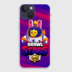 Чехол для iPhone 13 mini с принтом ЛУННЫЙ СПРУТ BRAWL STARS в Петрозаводске,  |  | Тематика изображения на принте: 8 bit | brawl | crow | leon | max | mecha | moon sprout | nani | rogue | sally | spike | sprout | stars | werewolf | wolf | бравл | волк | ворон | заяц | леон | лунный спрут | макс | мортис | нани | оборотень | ребенку | робот | салли 