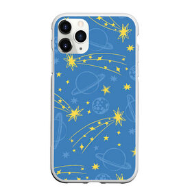 Чехол для iPhone 11 Pro Max матовый с принтом Рисунок звёзд в Петрозаводске, Силикон |  | арт | звезда | звёзды | земля. сатурн | космос | небо | ночь | планета | планеты | рисунок | юпитер