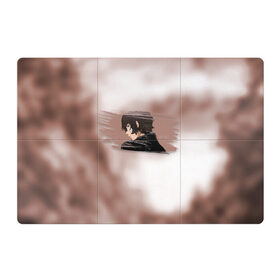 Магнитный плакат 3Х2 с принтом Дазай Осаму в Петрозаводске, Полимерный материал с магнитным слоем | 6 деталей размером 9*9 см | Тематика изображения на принте: bungou stray dogs | dazai | osamu | бродячие псы | великий | дазай | осаму