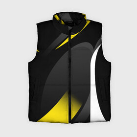 Женский жилет утепленный 3D с принтом SPORT WEAR YELLOW в Петрозаводске,  |  | abstraction | geometry | neon | sport | sport wear | texture | абстракция | брызги | геометрия | краски | красный | линии | неон | неоновый | полосы | соты | спорт | спортивная одежда | спортивная форма | текстура | фигуры