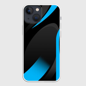 Чехол для iPhone 13 mini с принтом SPORT WEAR BLUE в Петрозаводске,  |  | abstraction | geometry | neon | sport | sport wear | texture | абстракция | брызги | геометрия | краски | красный | линии | неон | неоновый | полосы | синий | соты | спорт | спортивная одежда | спортивная форма | текстура