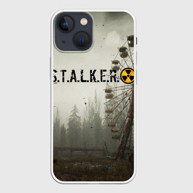 Чехол для iPhone 13 mini с принтом STALKER 2 в Петрозаводске,  |  | gsc game world | s.t.a.l.k.e.r. | stalker | stalker 2 | постапокалиптический шутер | сталкер | сталкер 2 | шутер