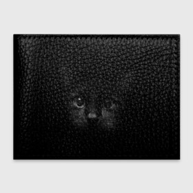 Обложка для студенческого билета с принтом черный кот в Петрозаводске, натуральная кожа | Размер: 11*8 см; Печать на всей внешней стороне | Тематика изображения на принте: животные | зайка | заяц | звери | зевающий кот | кися | кот | котенок | котики | коты | кричащий кот | кролик | минимализм | питомцы | прикольные картинки
