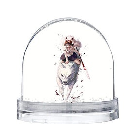 Снежный шар с принтом Принцесса Мононоке в Петрозаводске, Пластик | Изображение внутри шара печатается на глянцевой фотобумаге с двух сторон | Тематика изображения на принте: аниме | мой сосед тоторо | небесный замок лапута | хаяо миядзаки
