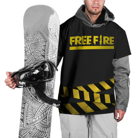 Накидка на куртку 3D с принтом Free Fire в Петрозаводске, 100% полиэстер |  | battlegrounds | free fire | garena | tricks | батл | королевская битва | рояль | фаир | фри фаер | экшн